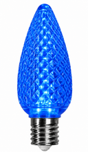 Load image into Gallery viewer, blue opticore faceted C9 LED replacement bulb
