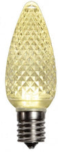 Load image into Gallery viewer, opticore faceted C9 LED warm white bulb