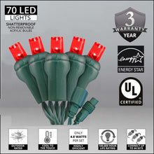 Charger l'image dans la galerie, UL certified shaterproof red bulbs