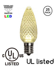 Load image into Gallery viewer, ul listed faceted LED warm white