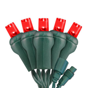 Commercial Co-Axil Red 70 Light LED 5mm Outdoor Christmas Mini Light Set