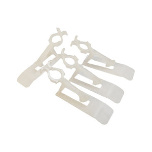 all in one christmas light clip white