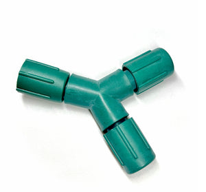 coaxial y connector green