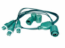 Charger l&#39;image dans la galerie, 3 plug 2 prong coaxial connector

