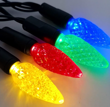Charger l&#39;image dans la galerie, c6 multicolor bulbs with green wire 
