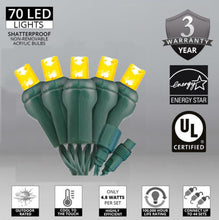 Charger l'image dans la galerie, UL certified shatterproof yellow mini lights 
