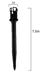 stake light black dimensions