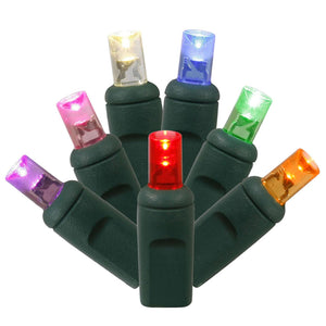 Multi-Coloured 70 Light LED  5mm Outdoor Christmas Mini Light Set