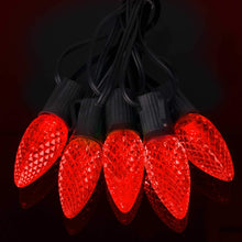 Cargar imagen en el visor de la galería, red opticore faceted C9 replacement bulbs set
